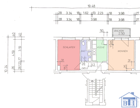 Foto - Wohnung zum Kaufen in Schönau-Berzdorf 31.200,00 € 51.95 m²