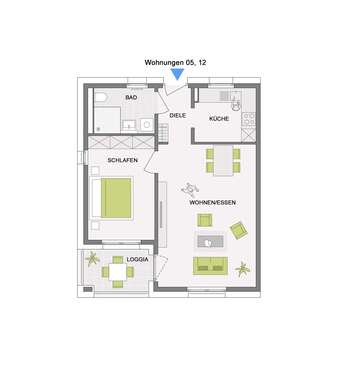 Foto - Wohnung zum Kaufen in Murrhardt-Fornsbach 301.700,00 € 58 m²