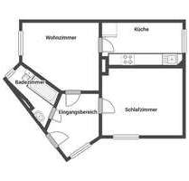 Wohnung zum Mieten in Bochum 369,00 € 44.45 m² Wohnung zum Mieten in Bochum 369,00 € 44.45 m²