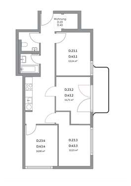Foto - WG-Zimmer in Berlin 690,00 € 12 m²