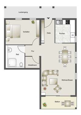 Foto - Wohnung zum Mieten in Niedernhall 970,00 € 89 m²