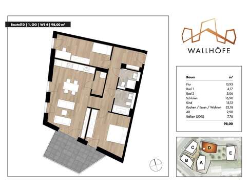 Foto - Wohnung zum Mieten in Ratingen 1.525,00 € 98 m²