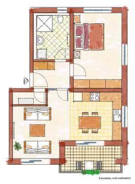 Foto - Wohnung zum Mieten in Dachau 1.145,00 € 57 m²
