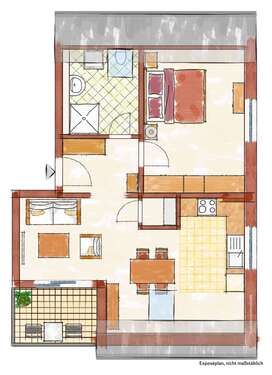 Foto - Wohnung zum Mieten in Dachau 1.000,00 € 47 m²