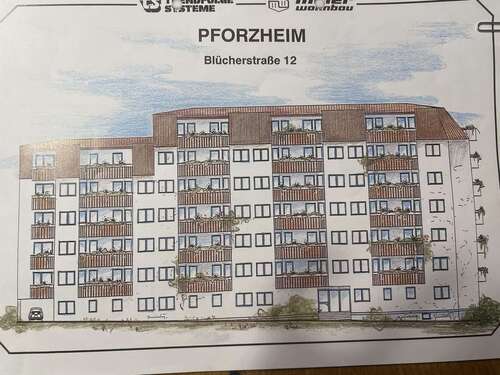 Foto - Wohnung zum Mieten in Pforzheim 700,00 € 55 m²