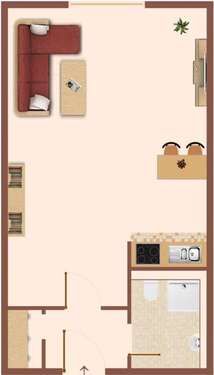 Foto - Wohnung zum Mieten in Berlin 600,00 € 39 m²