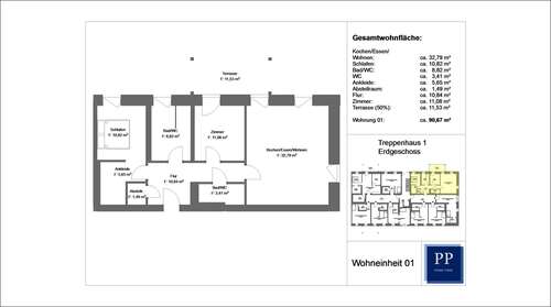 Foto - Wohnung zum Mieten in Aschaffenburg 1.290,00 € 91 m²
