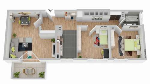 Foto - Wohnung zum Kaufen in Ludwigshafen am Rhein 235.000,00 € 86 m²