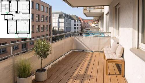 Foto - Wohnung zum Kaufen in Stuttgart 331.500,00 € 65 m²