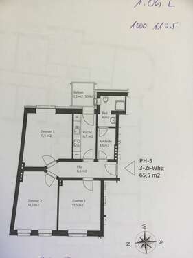 Foto - Wohnung zum Mieten in Wilhelmshaven 649,00 € 66 m²