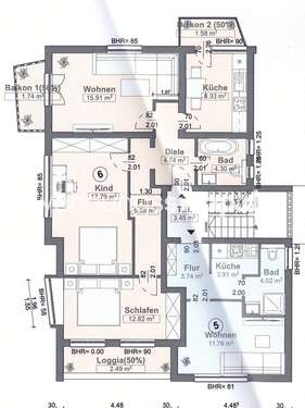 Foto - Wohnung zum Mieten in Gummersbach 650,00 € 75 m²