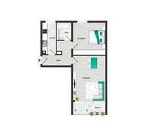 Wohnung zum Mieten in München 991,88 € 54.8 m²