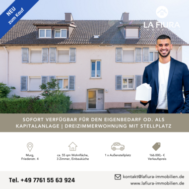 Foto - Wohnung zum Kaufen in Murg 166.000,00 € 54.7 m²