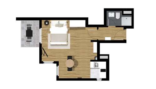 Foto - Wohnen auf Zeit in Frankfurt am Main 1.270,00 €