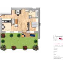 Wohnung zum Mieten in Berlin 848,00 € 69.6 m²