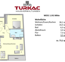Wohnung zum Mieten in Oberursel (Taunus) 1.350,00 € 73.1 m²