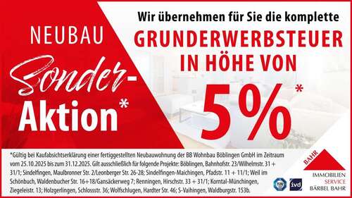 Foto - Wohnung zum Kaufen in Böblingen 699.000,00 € 107 m²