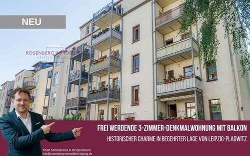 Foto - Wohnung zum Kaufen in Leipzig Plagwitz 159.900,00 € 63.26 m²