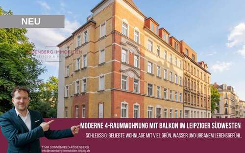 Foto - Wohnung zum Kaufen in Leipzig Schleußig 249.900,00 € 90.94 m²