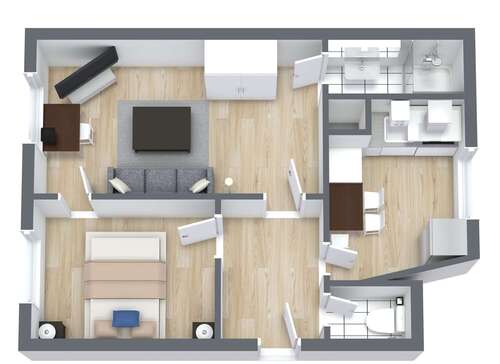 Foto - Wohnen auf Zeit in Frankfurt am Main 1.270,00 €