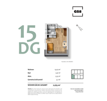 Wohnung zum Kaufen in München 359.039,88 € 21.69 m²