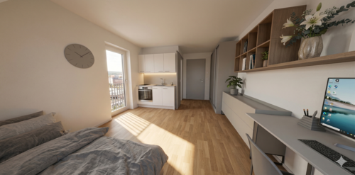 Foto - Wohnung zum Kaufen in München 341.514,88 € 21.69 m²
