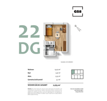 Wohnung zum Kaufen in München 352.532,77 € 21.69 m²