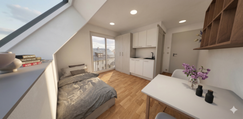 Foto - Wohnung zum Kaufen in München 294.256,49 € 18.82 m²