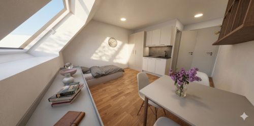 Foto - Wohnung zum Kaufen in München 320.794,93 € 20.57 m²