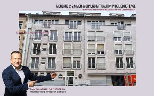 Foto - Wohnung zum Mieten in Leipzig Altlindenau 445,00 € 55.45 m²