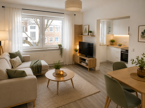 Foto - Wohnung zum Mieten in Wittmund 425,00 € 45.91 m²