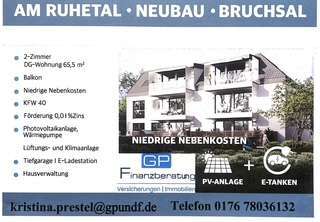 Foto - Wohnung zum Kaufen in Bruchsal-Helmsheim 250.000,00 € 65.5 m²