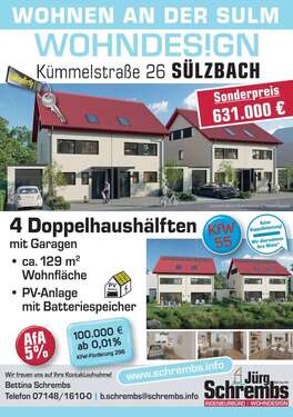 Foto - Haus zum Kaufen in Obersulm 631.000,00 € 129.95 m²