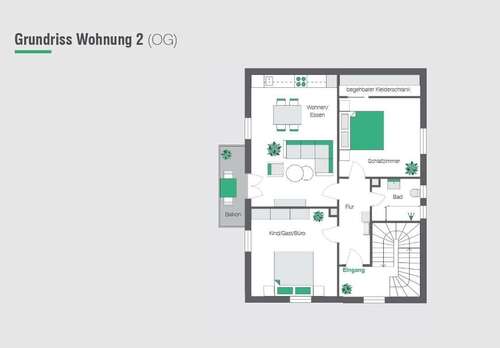 Foto - Wohnung zum Mieten in Dillingen 895,00 € 73 m²