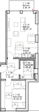 Foto - Wohnung zum Kaufen in München 760.000,00 € 62.8 m²