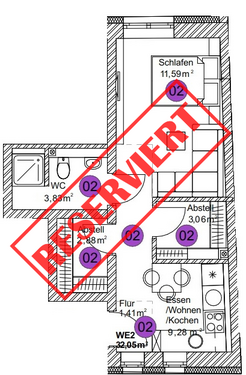Foto - Wohnung zum Kaufen in Fridingen 109.000,00 € 32.05 m²