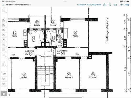 Foto - Wohnung zum Mieten in Köln 950,00 € 57.2 m²