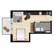 Wohnen auf Zeit in Berlin 1.190,00 €