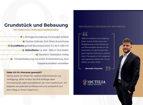 Foto - Grundstück zu verkaufen in Moosburg 462.000,00 € 880 m²