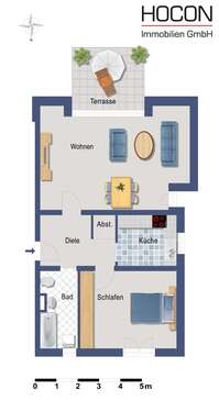 Foto - Wohnung zum Kaufen in Bergisch Gladbach-Bensberg 230.000,00 € 71.16 m²