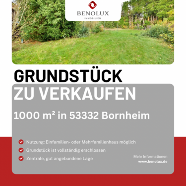 Foto - Grundstück zu verkaufen in Bornheim 500.000,00 € 1000 m²
