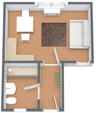 Foto - Wohnung zum Mieten in Rheinbach-Wormersdorf 490,00 € 27 m²