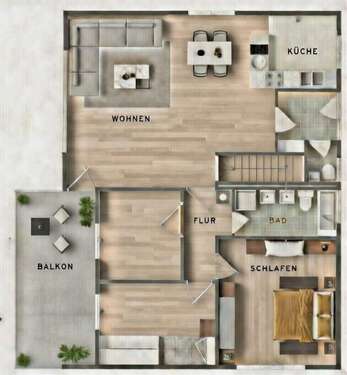 Foto - Wohnung zum Mieten in Reutlingen 1.895,00 € 123 m²