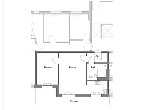 Foto - Wohnung zum Mieten in Erlangen 679,54 € 55.7 m²