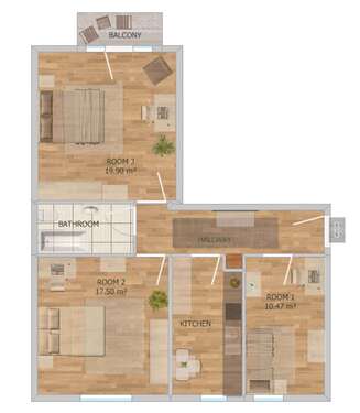 Foto - WG-Zimmer in München 790,00 € 10 m²