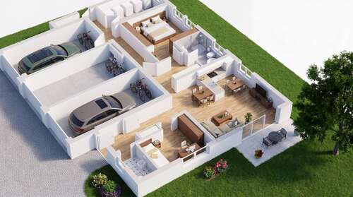 Foto - Wohnung zum Kaufen in Göggingen 416.200,00 € 91.28 m²