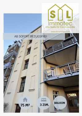 Foto - Wohnung zum Kaufen in Leipzig 299.000,00 € 75 m²