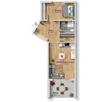 Wohnung zum Kaufen in Weikersheim 274.881,60 € 63.63 m²