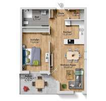 Wohnung zum Kaufen in Weikersheim 269.438,40 € 62.37 m²