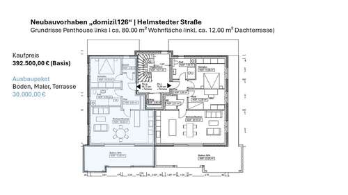 Foto - Wohnung zum Kaufen in Niedersachsen - Braunschweig 392.500,00 € 80 m²